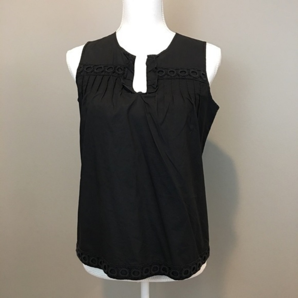 Talbots Black Sleeveless Top